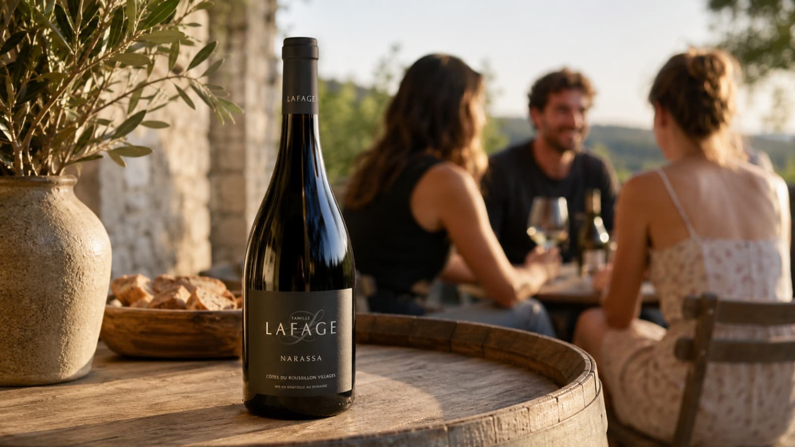 Domaine Lafage wines with Jeremy