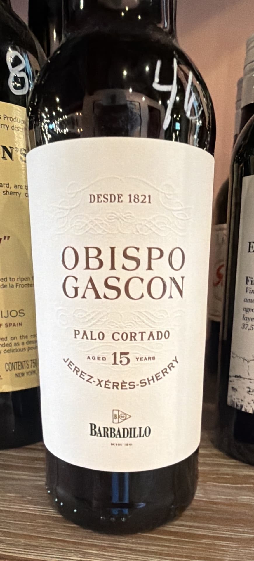 Obispo Gascon Palo Cortado