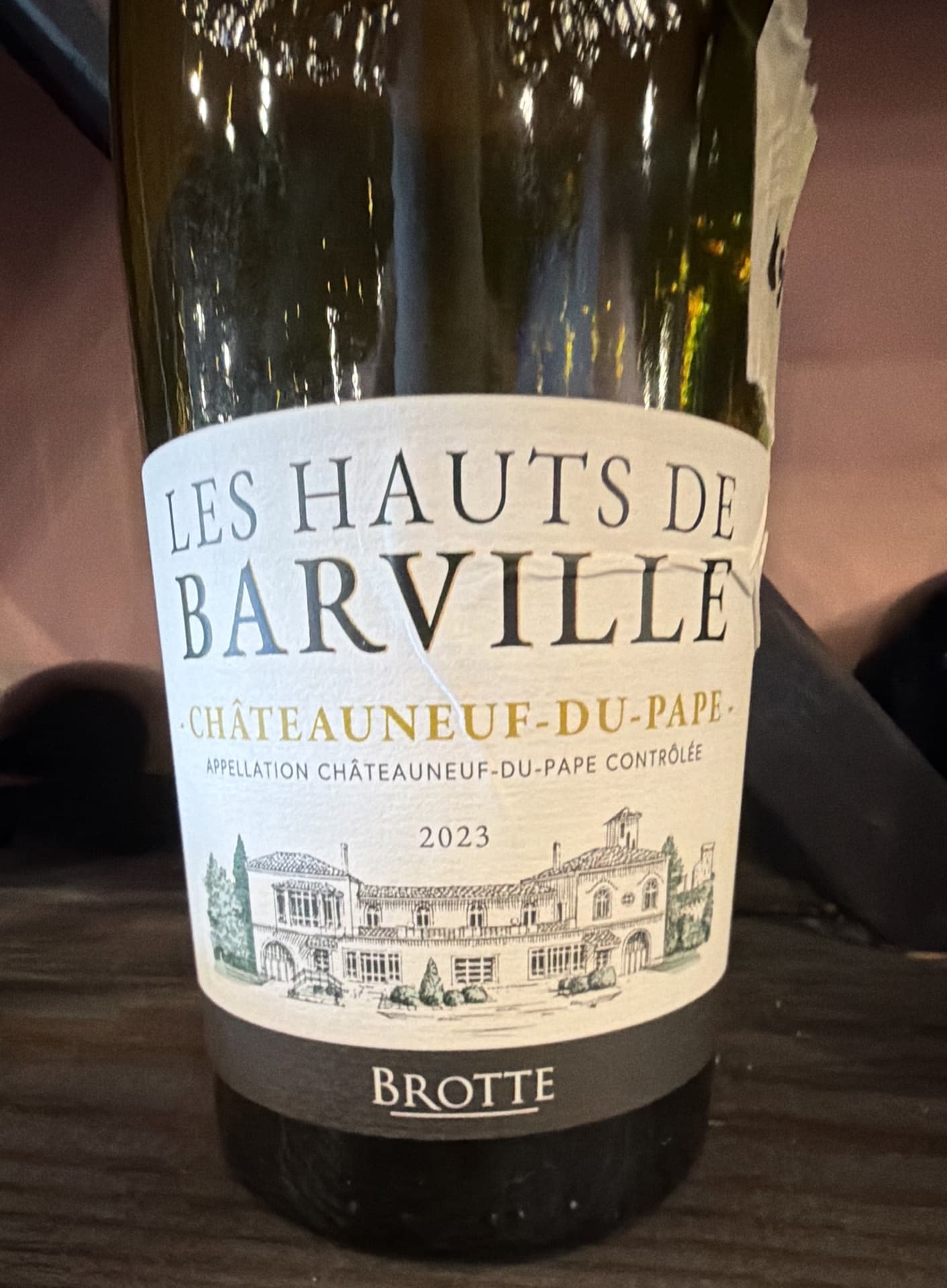 Brotte Les Hautes de Barville Chateauneuf du Pape Blanc 2023